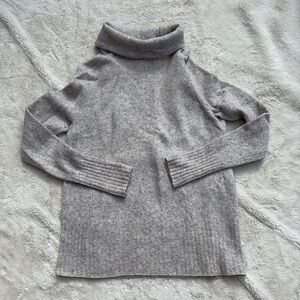 Aritzia Community Yak-Wool Turtleneck Sweater Size XS | Heather Gray | Capsule |